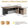 SAINTCY L-Shaped Desk - 2 of 4
