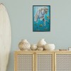Stupell Industries Swimming Tiger Among Fish Black Framed Giclee Art - 2 of 4