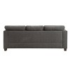 Acme Furniture 82" Laurissa Sofa Light Charcoal Linen: Includes 4 Accent Pillows, Nailhead Trim, Wood Frame - 4 of 4