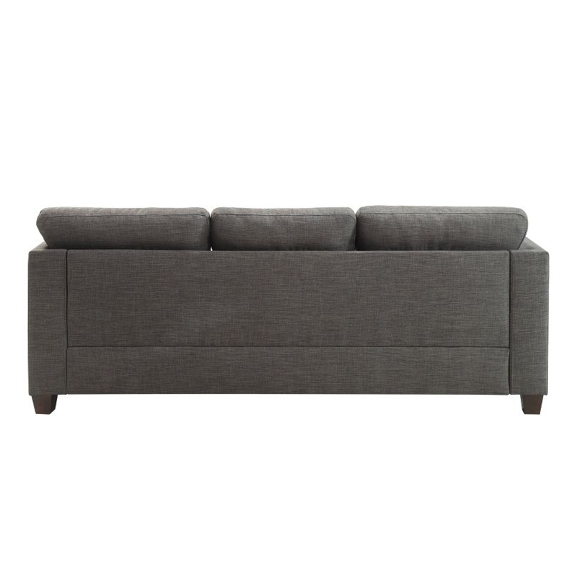 82&#34; Laurissa Sofa Light Charcoal Linen - Acme Furniture, 4 of 7