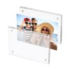 Unique Bargains Home Office Double-Sided Magnetic Acrylic Picture Frame - 3 of 4