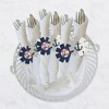 Big Dot of Happiness Ahoy - Nautical - Baby Shower or Birthday Party Paper Napkin Holder - Napkin Rings - Set of 24 - 3 of 4