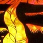 night view palm black