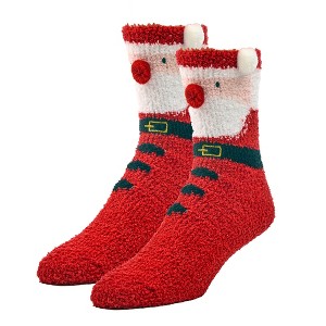 Bioworld Adult Super Soft Fuzzy Crew Socks - 1 of 3