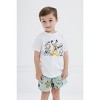 Disney Mickey Mouse Cotton Gauze Button Down Shirt, T-Shirt and Shorts 3 Piece Outfit Set Toddler Sizes (12 Months - 7-8) - 4 of 4