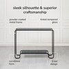 MH London Flint 30" Iron & Glass Entryway Console Table - 4 of 4