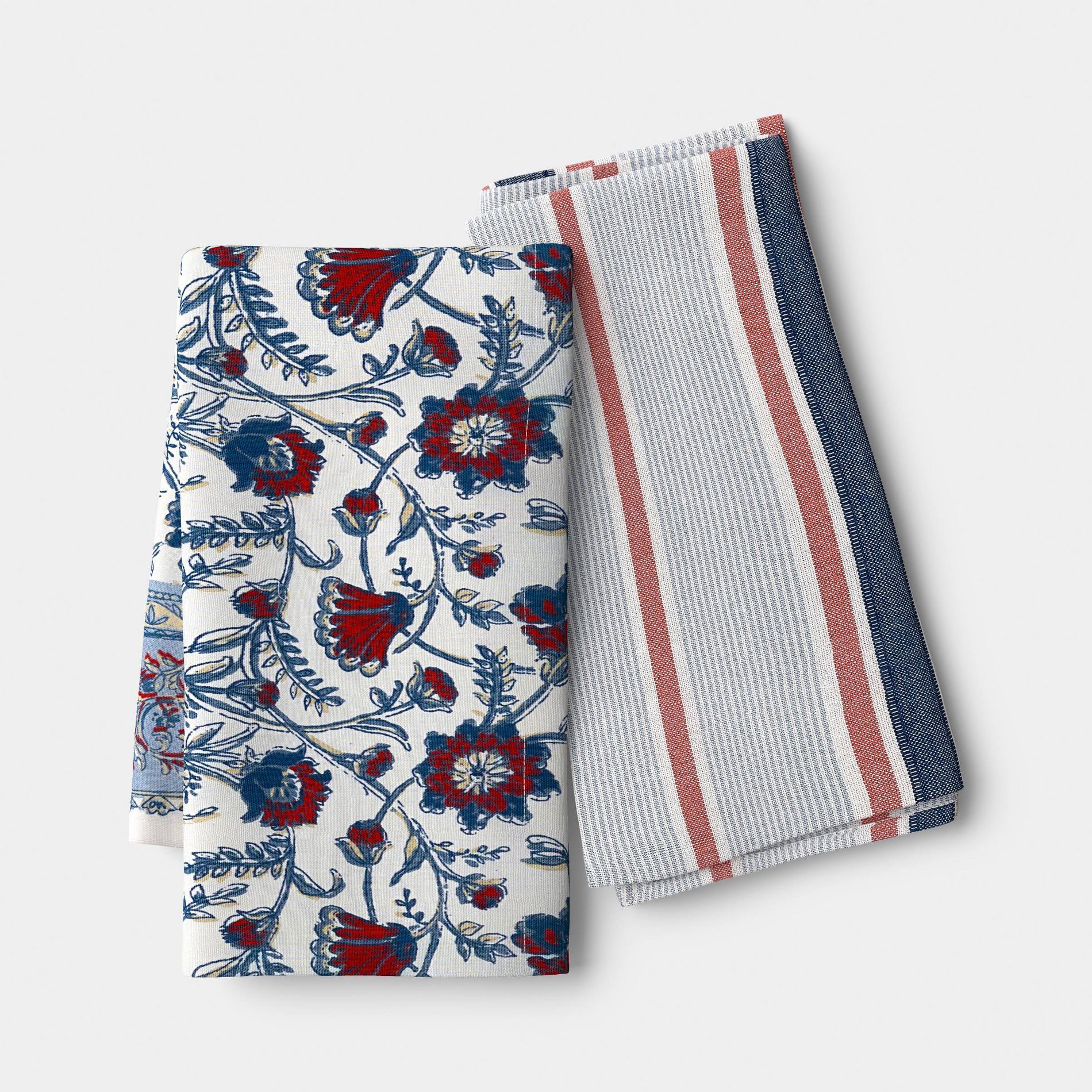 2pk Floral Kitchen Towels - Threshold™