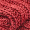Park Designs Chunky Ribbed Knit Throw - Garnet - 3 of 3