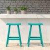 WestinTrends Outdoor Patio Adirondack Counter Height Stool Chair - 2 of 4