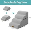 Cozy Kiss Modular Foam Pet Stairs, Portable Dog Steps for Couch and Bed with Removable Design - 2 of 4