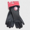 Canada Weather Gear Women's Softshell Gloves – Touchscreen Warm Winter Gloves with Faux Fur Cuff - 4 of 4