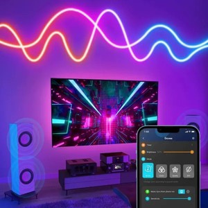 5 Meters Smart Neon Sign Light, Flexible DIY Neon Strip Light, Outdoor Waterproof Strip Light, Garden accent lights - 1 of 4