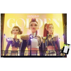 Trends International Netflix KPop Demon Hunters (2025) - Huntrix Golden Unframed Wall Poster Prints - 1 of 4