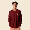 Dalix Alien Embroidered Cotton Classic Fit Long Sleeve Crewneck Tee Shirt Mens - 3 of 4