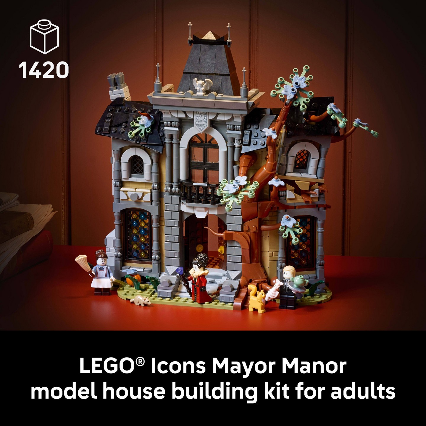 Детский конструктор LEGO Icons Mayor Manor Building Set 11383 — фото 2