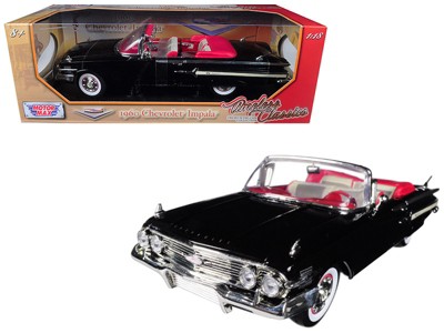 1/18 シボレー シヴォレー インパラ 黒 ブラック Motormax