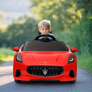 Ride On Car Licensed Maserati GranCabrio, 12V Powered Motorized Car for Children with Remote Control, Kids Ride On Toy Car - 1 of 4