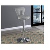 PAGED Adjustable Counter and Bar Stools,Faux Leather Upholstery Barstools,Swivel Counter Stools with Footrest,Set of 2 - 2 of 4