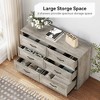 Dresser for Bedroom with 7 Drawers, 51.1" Farmhouse Chest of Drawers Closet with Metal Handle, Wooden Dresser Organizer, for Bedroom, Living Room - 4 of 4