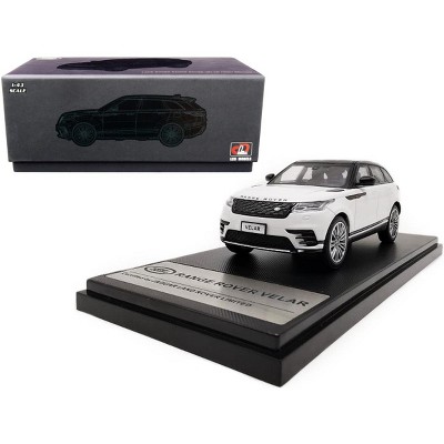 Land Rover Range Rover Velar First Edition with Sunroof White and Black 1/43 Diecast Model Car by LCD Models