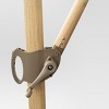 11' DuraSeason Fabric™ Offset Patio Umbrella - Light Wood Pole - Threshold™ - image 4 of 4