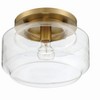Craftmade Lighting Peri 1 - Light Flush Mount in  Satin Brass - 4 of 4