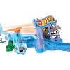 Jurassic World Hot Wheels Racer Verse Rebirth Crash and Splash Track Set and Die-Cast Dinosaur Toy Car - 3 of 4