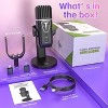 MaseiKar Microphone for iPhone,Noise Cancel USB Microphone for PC Computer Type C Phone,Touch Mute RGB Volume Echo Control Mic for ASMR Recording - 4 of 4