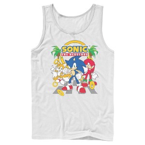 Mens Sonic the Hedgehog Classic Trio Pose Tank Top - 1 of 4