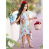 Paradise Dreams Sleeveless Hi-Lo Dress Mia Belle Girls - 4 of 4