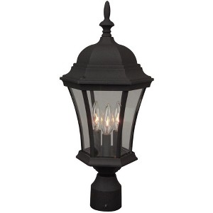 Craftmade Lighting CAST ALUMINUM 3 - Light Post Light in  Textured Black - 1 of 1