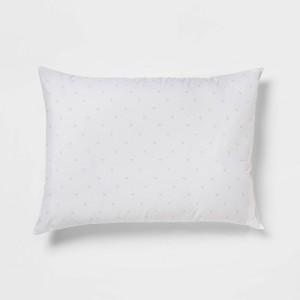 Plush Pillow Standard/Queen SoftMachine Washable White - Room Essentials™ - 1 of 4