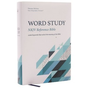 Nkjv, Word Study Reference Bible, Hardcover, Red Letter, Thumb Indexed, Comfort Print - by  Thomas Nelson - 1 of 1