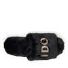 Dearfoams Women's Lane Bridal I Do Fuzzy Slide Slipper - 4 of 4