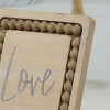 VIP Wood 8 in. Beige Love Sign - 4 of 4