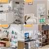 MaseiKar Rolling Utility Cart with Drawer, Utility Cart Made of Multifunctional Storage Organizer Tool for Kitchen, Bathroom, Living Room, Office - 4 of 4
