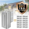 DOMETOUR Kids Safety Door Reinforcement Lock, 800 lbs Metal Flip Childproof Latch for Inward Swinging Doors, Home Security Front Bedroom - 3 of 4