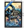 Trends International Justice League vs. Godzilla vs. Kong - Batmech Framed Wall Poster Prints - 3 of 4