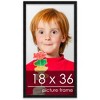 PosterPalooza | Panoramic Minimalist Black Picture Frame - UV Acrylic, Foam Board Backing, Hanging Hardware - 2 of 4