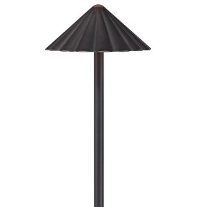 John Timberland Davenport Bronze Scalloped 3 Watt LED Landscape Path Light - 1 of 4