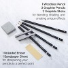 KINGART Sketching Tin Set, 9 pc - 3 of 4