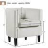 Yaheetech Set of 2 Barrel-Shaped Arm Chair for Living Room, Bedroom, Reception Room - 3 of 4