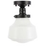 Elegant Lighting Nyomi 42-Inch Brass Chandelier with Opulent Round Frames - 3 of 4