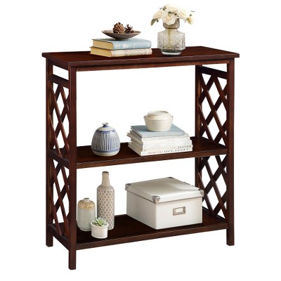 LIVAREEmlen Open Bookshelf Bookcase with Storage Shelves and Solid Wood Legs for Hallway, Living Room and Bedroom