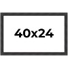 PosterPalooza | Traditional Black Picture Frame - UV Acrylic, Backing Board, Hanging Hardware Included - 2 of 4