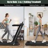 SuperFit 2.25HP 2 in 1 Dual Display Treadmill Jogging Machine W/ Speaker - 3 of 4