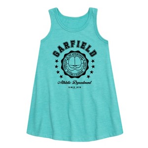 - Garfield - Varsity Seal Graphic Sleeveless Aline Dress - 1 of 3
