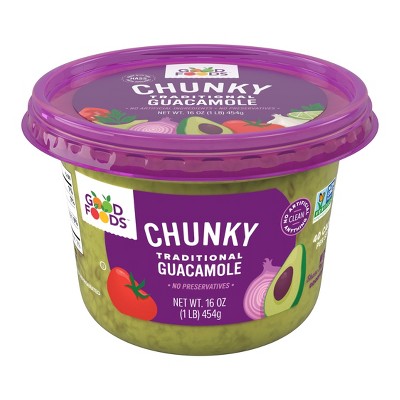 Good Foods Chunky Traditional Guacamole - 16oz