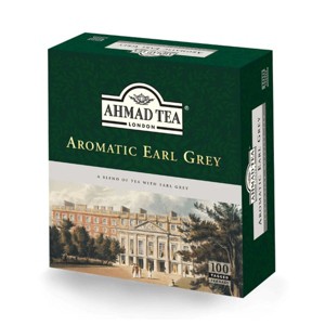 Ahmad Tea Aromatic Earl Grey Black Tea 100 tagged tea bags - 1 of 3