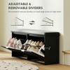 Resenkos Shoe Storage Bench - Padded Seat, Flip-Drawer, Entryway Shoe Cabinet, 40.9x10.2x18.7 Inches, - 4 of 4